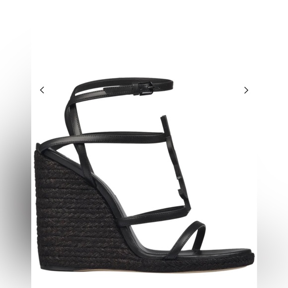 Saint Laurent Used 

Saint Laurent Cassandra Wedge Espadrilles - Picture 4 of 8
